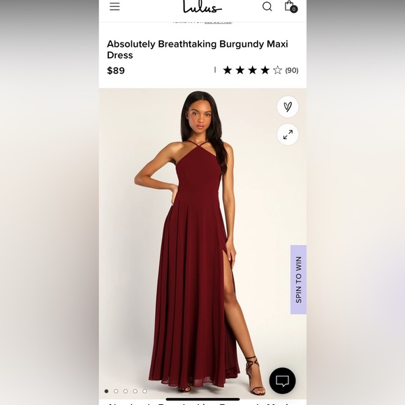 knee length dresses for ladies A Line Halter Neck Burgundy Long Prom Dress, Halter Neck Burgundy Form –  abcprom main image 0